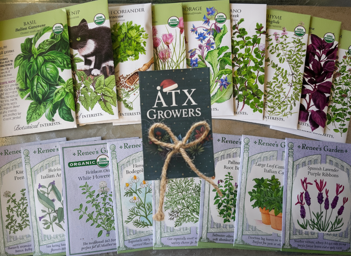 ๐ 3-Month Gift โ Herb Garden Seed Subscription (Culinary + Medicinal)
