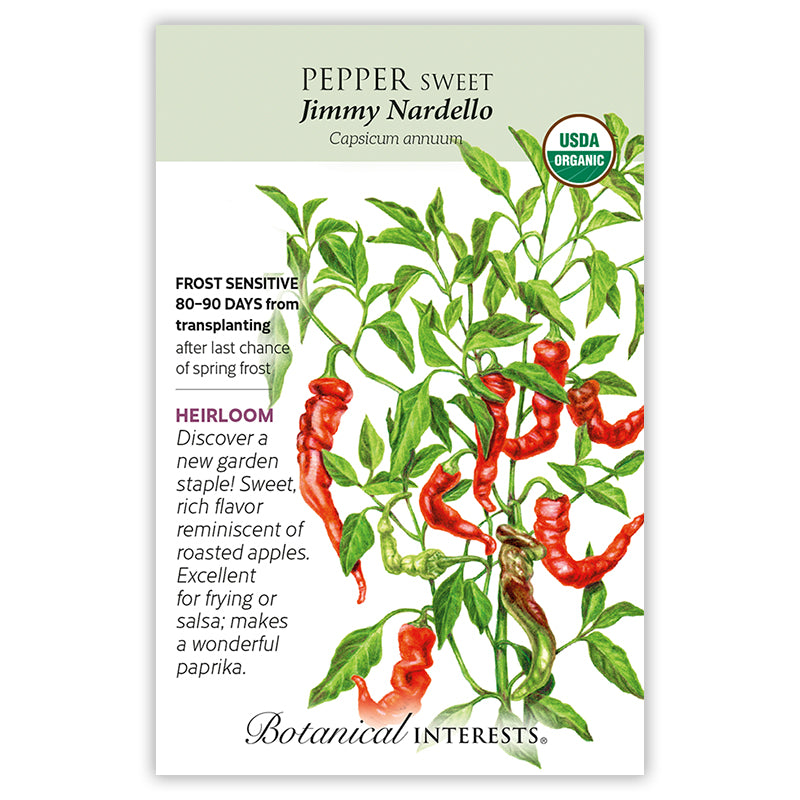 Pepper Jimmy Nardello Organic
