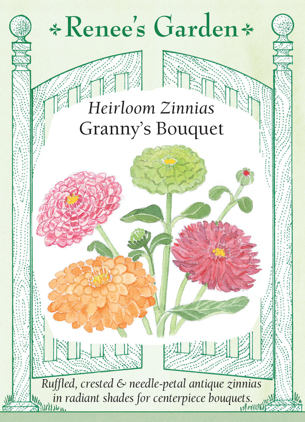Zinnia Granny's Bouquet