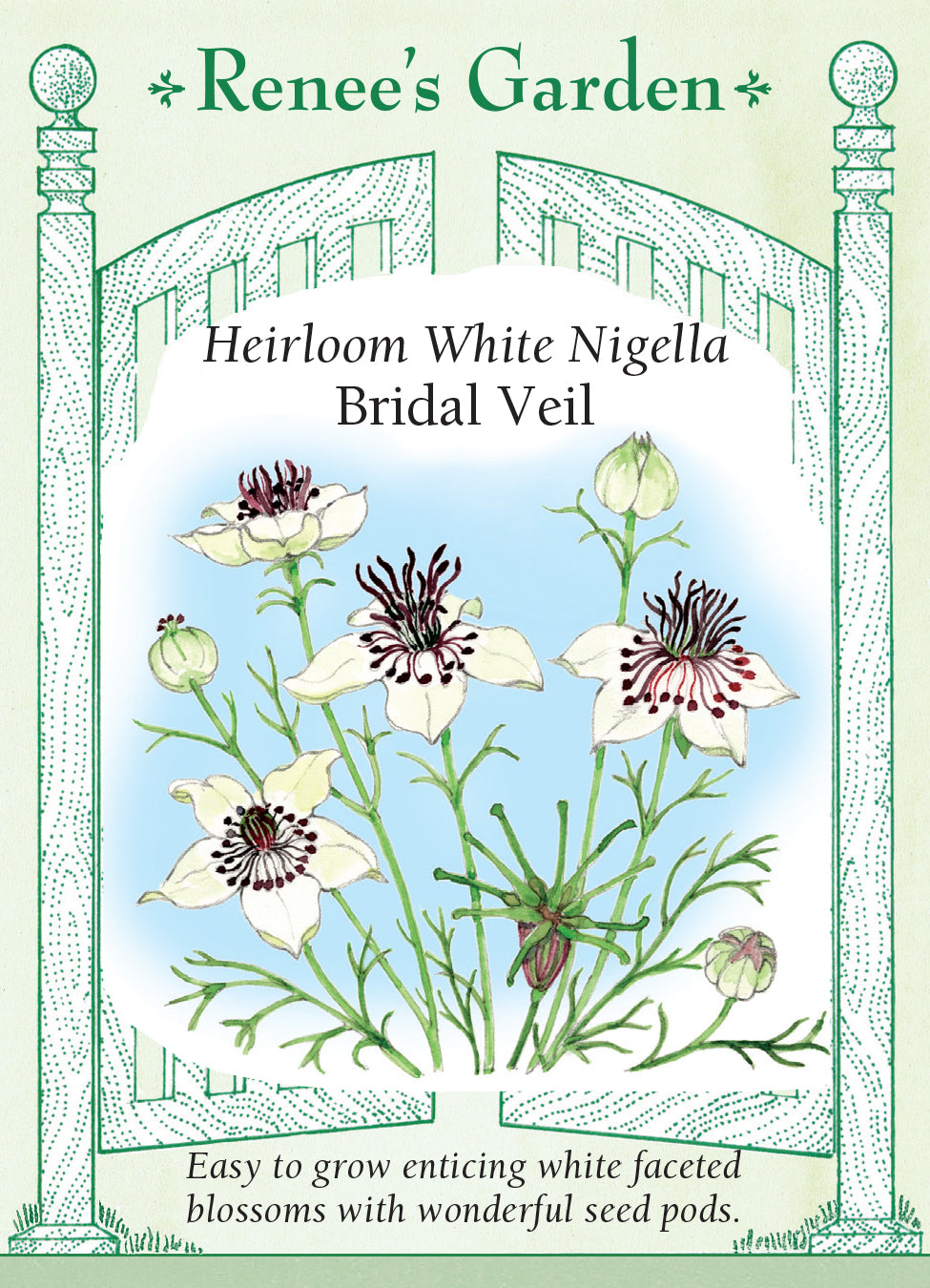 Nigella Bridal Veil White