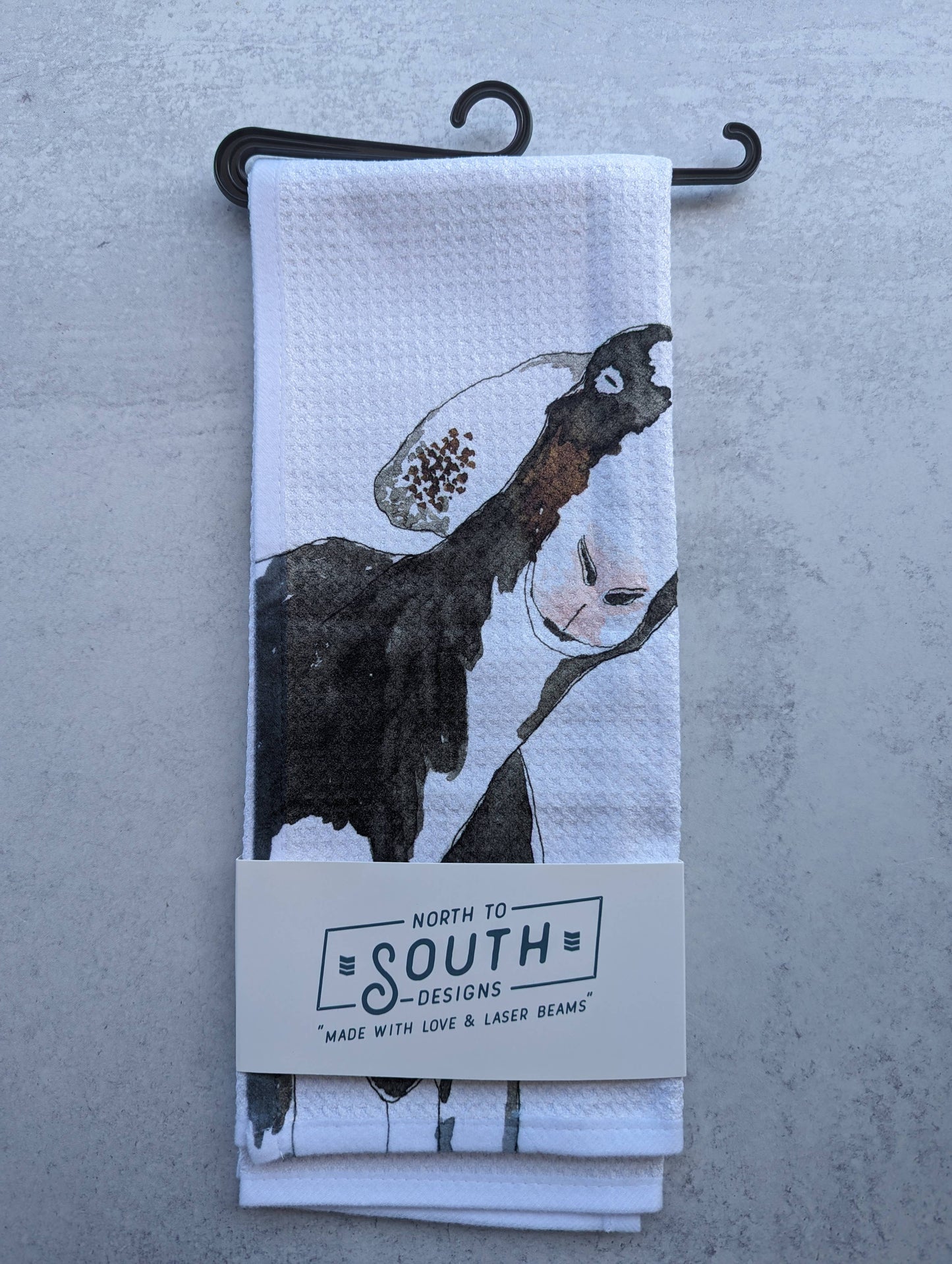 Large Kitchen Tea Towel - Charcuterie