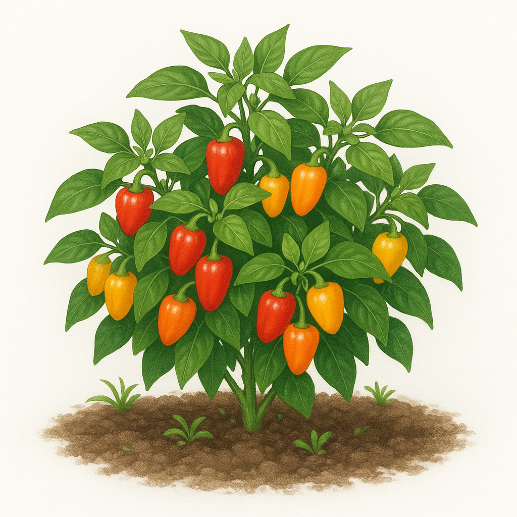 Lonchera de pimientos orgánica