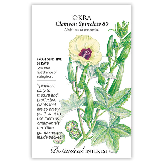 Okra Clemson Spineless 80