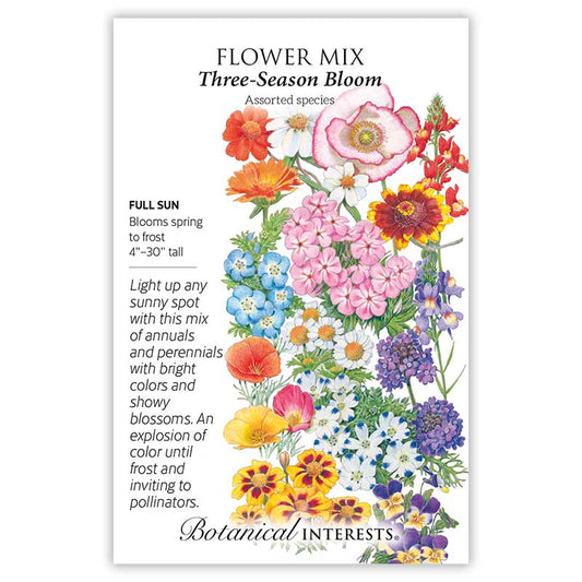Flower Mix Three Season Bloom