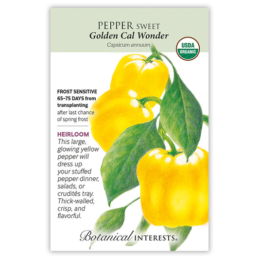 Pepper Golden Cal Wonder Organic