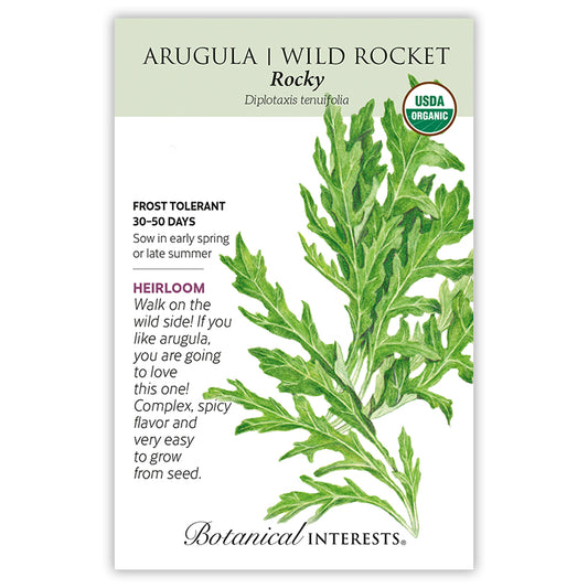Arugula Wild Rocket Rocky Organic