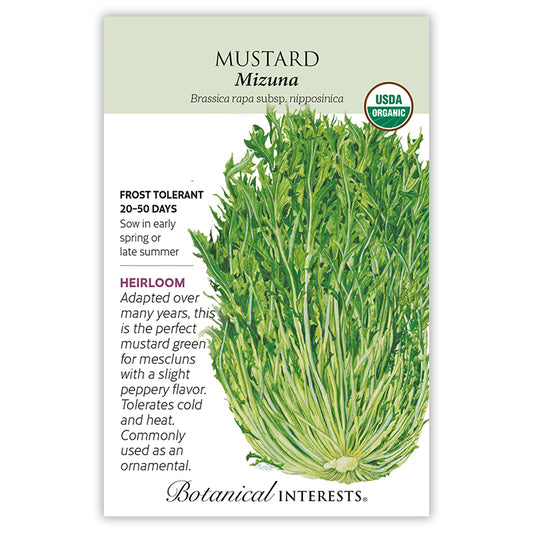 Mustard Mizuna Organic