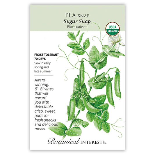 Pea Snap Sugar Snap Organic