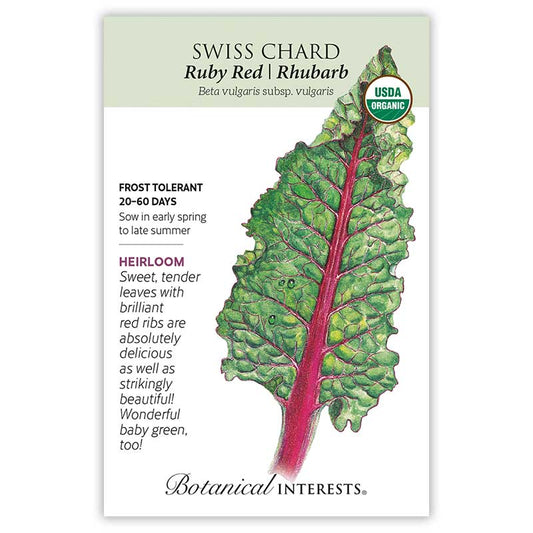 Swiss Chard Ruby Red Organic