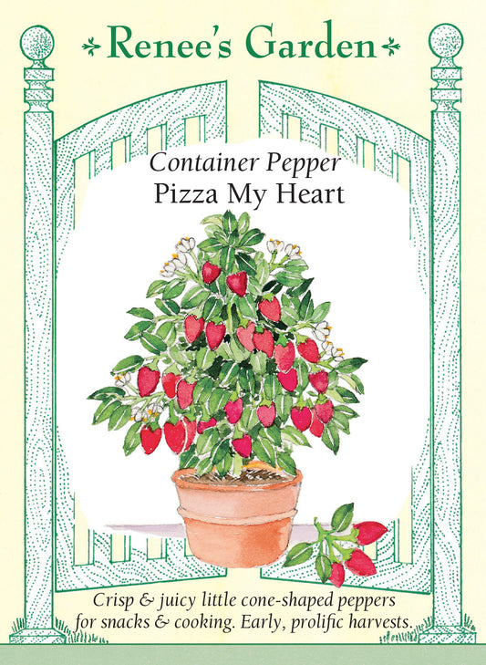 Pepper Sweet Pizza My Heart Container