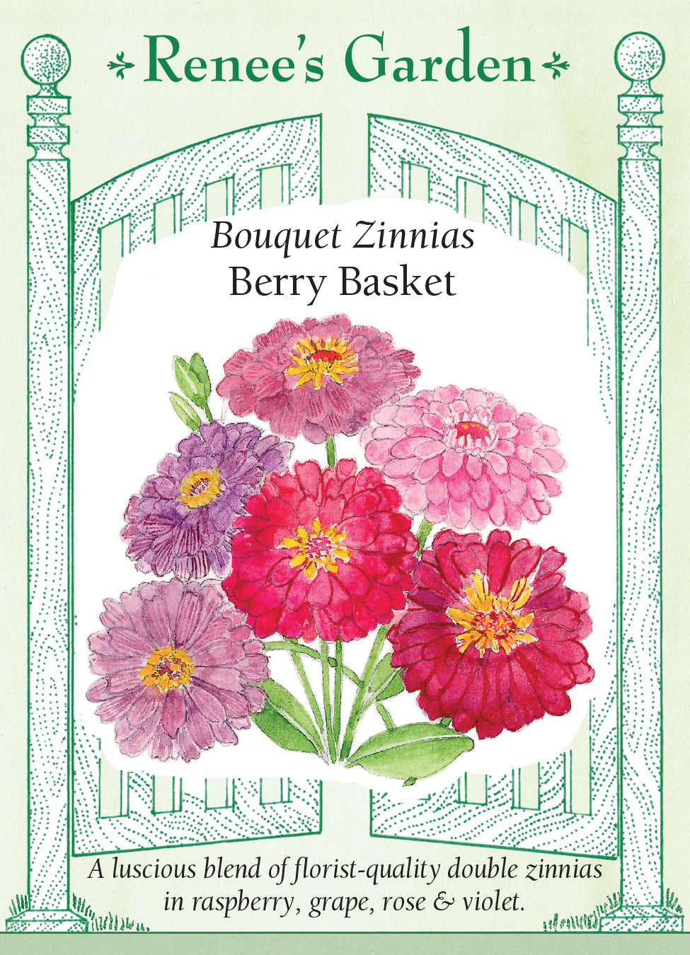 Zinnia Berry Basket