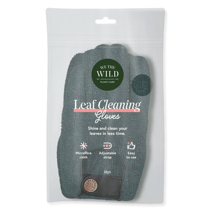 Microfiber Leaf Cleaning Gloves - Green