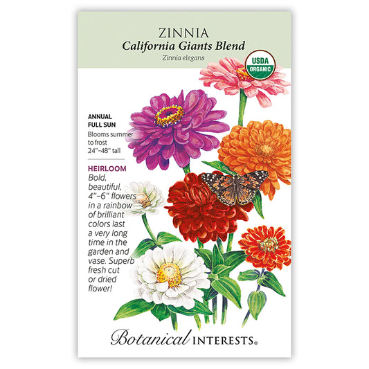Zinnia California Giants