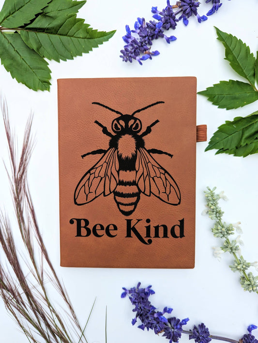 Bee Kind - Vegan Leather Mini Dot Journal