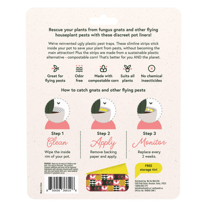 Trampas adhesivas para mosquitos con caja de hojalata, paquete de 20