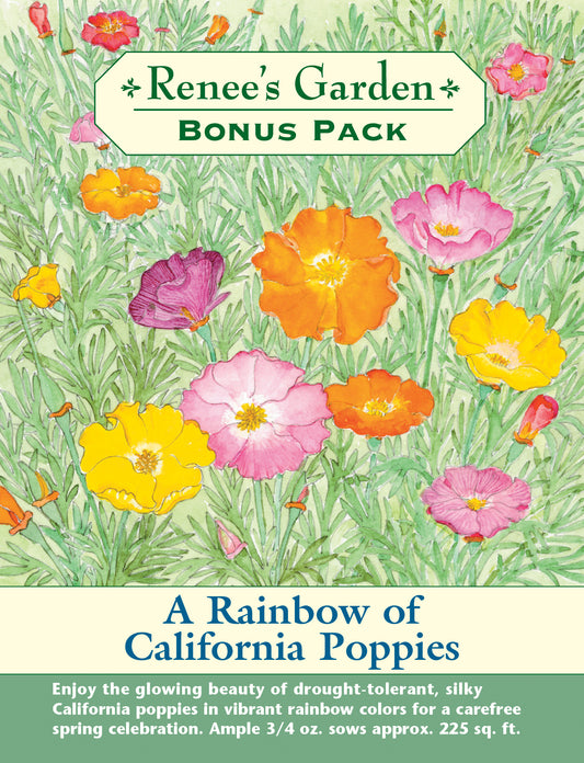 Bonus Pack  A Rainbow of California Poppies