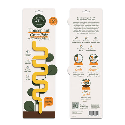 Metal Houselant Grow Pole 11"