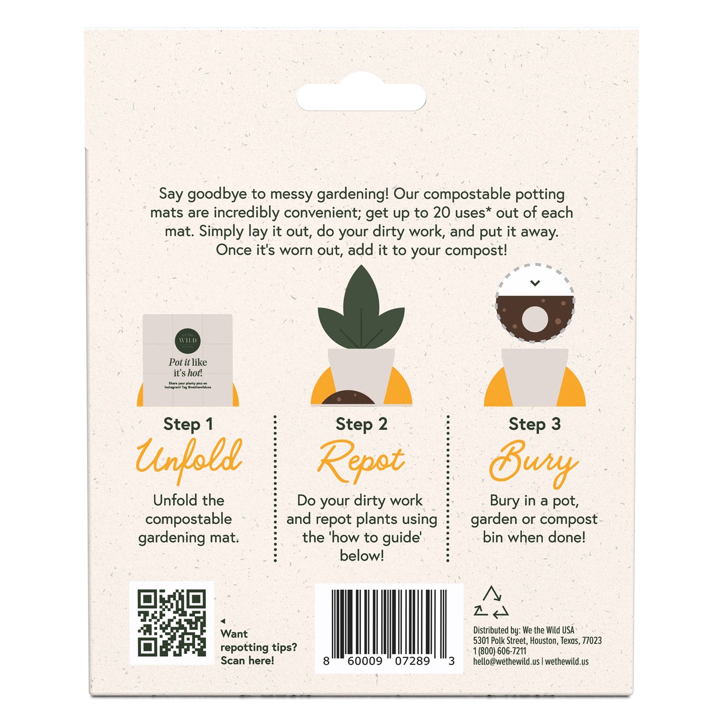 Compostable Gardening Mat 2 pk