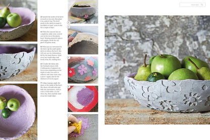 Fabricación de macetas, cuencos y jardineras de hormigón