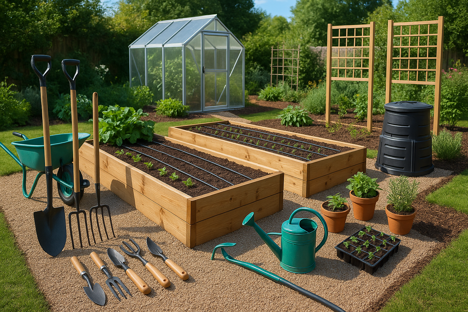 gardenning tools and infrastructure
