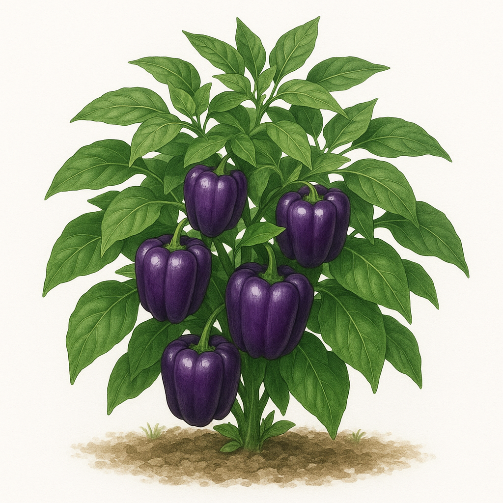 Bell Pepper Purple Beauty Organic