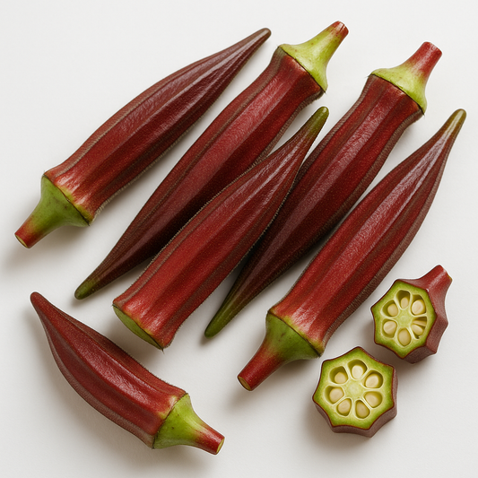 Okra Burgundy Organic