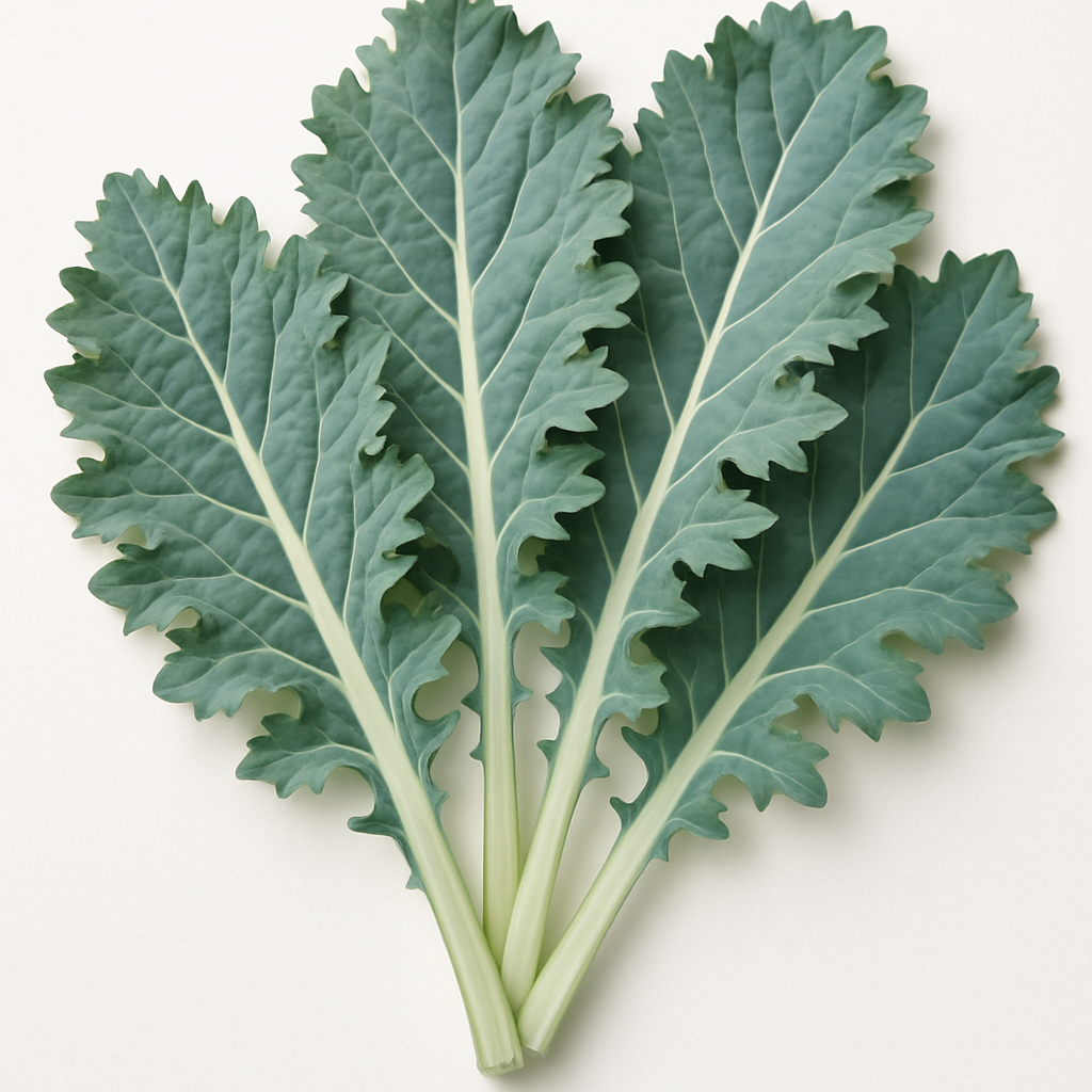 Col rizada rusa blanca