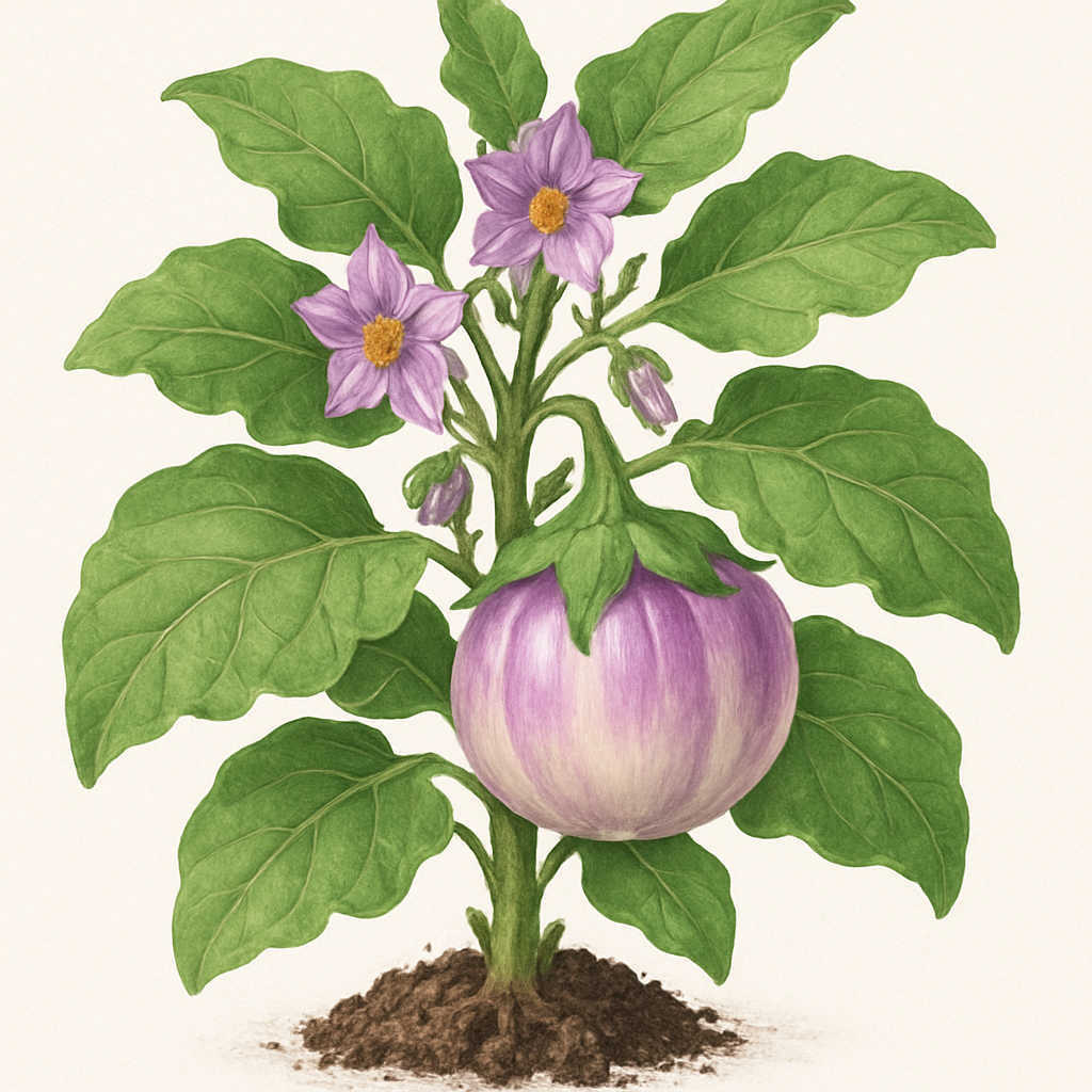 Eggplant Rosa Bianca