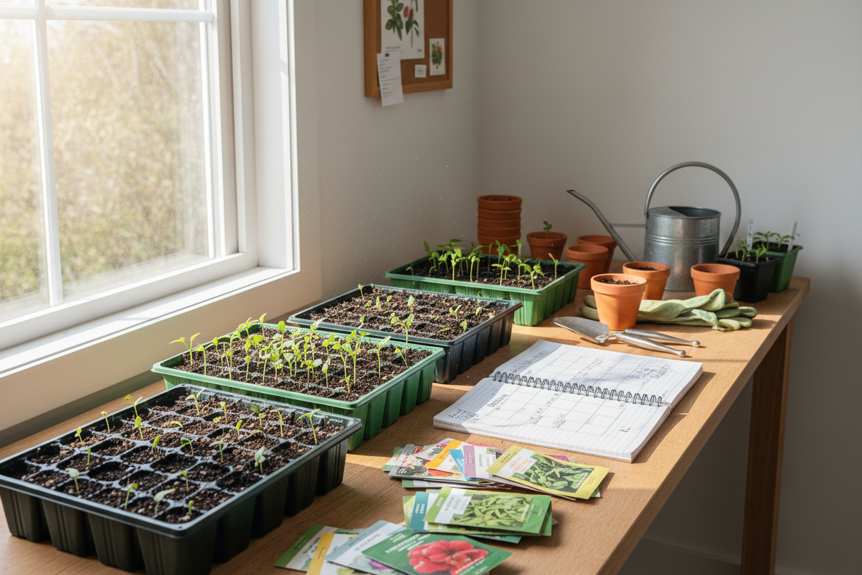 planning and indoor seed starting 
