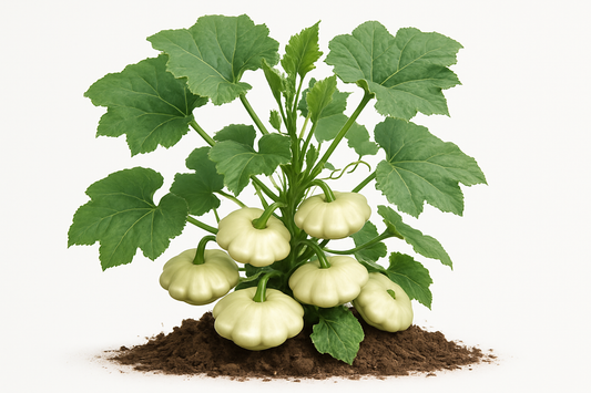 show the full plant in some soil