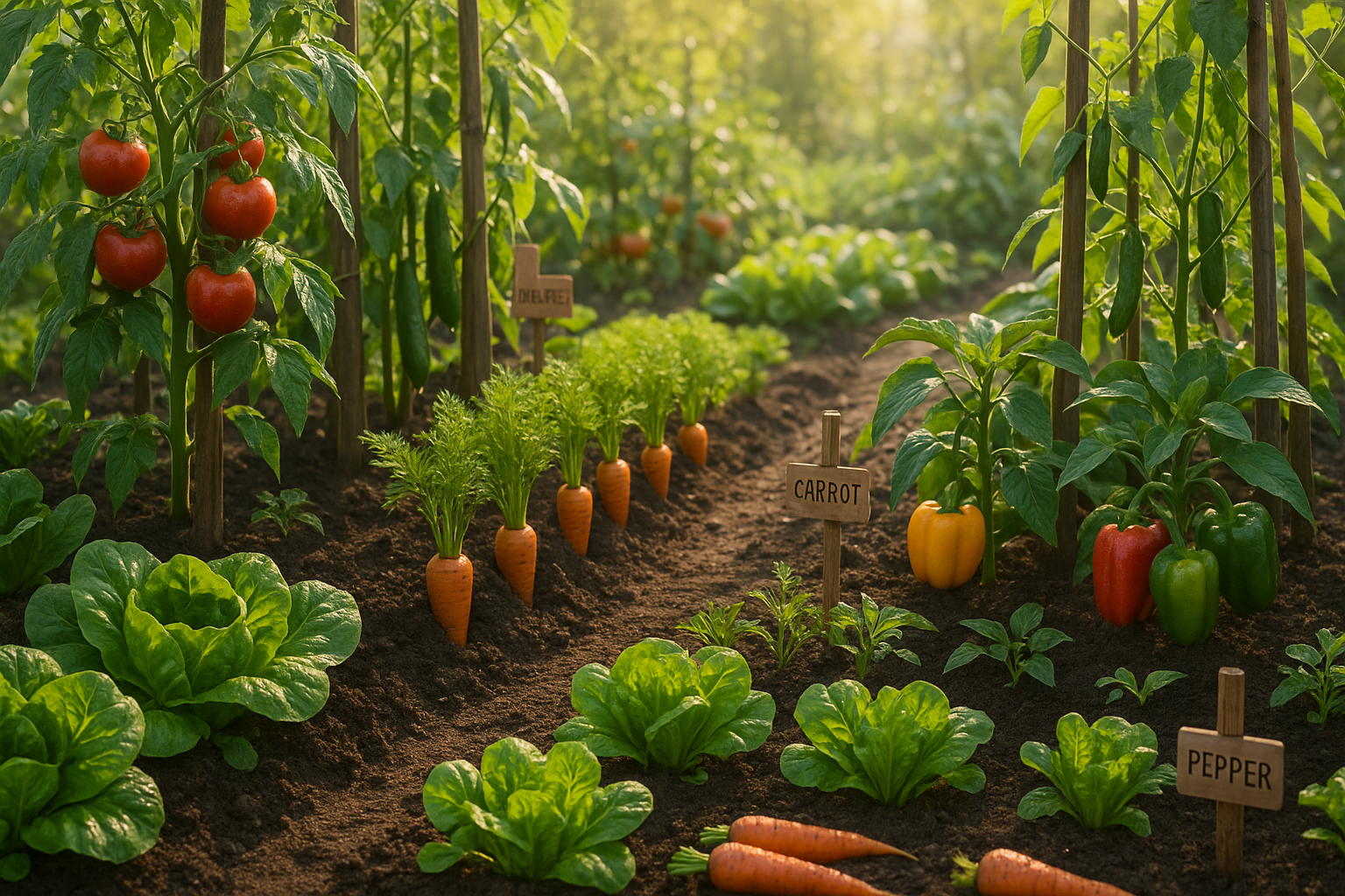 vegetable growing 